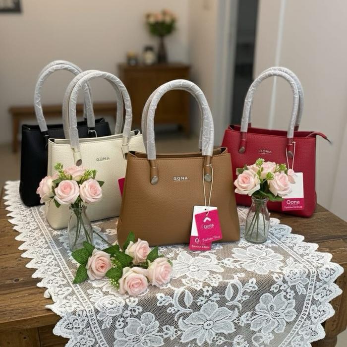 QONA tas selempang pesta fashion wanita