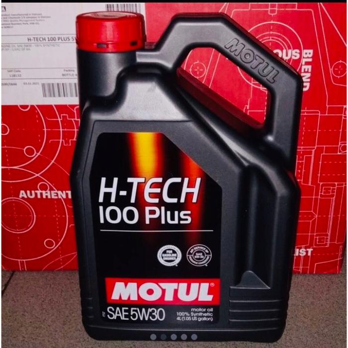 oli mesin Motul 5w 30 Hi tech 4L (bonus filter oli)