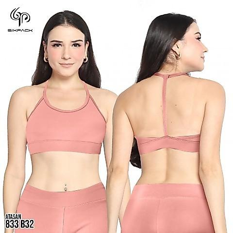 Sport Bra Wanita Olahraga Gym Yoga Zumba Aerobic Pilates Fitness Padel Tenis - Model Fashion Tali Sa