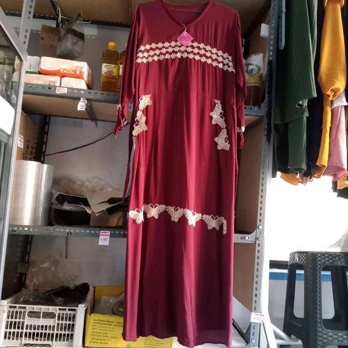 LONG DRESS LONGDRESS TURKI ALLSIZE MAROON