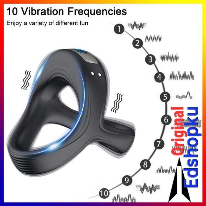 Top Quality Cincin Getar Kelamin Pria Tahan Lama Kuat Cock Ring Charge Good Product