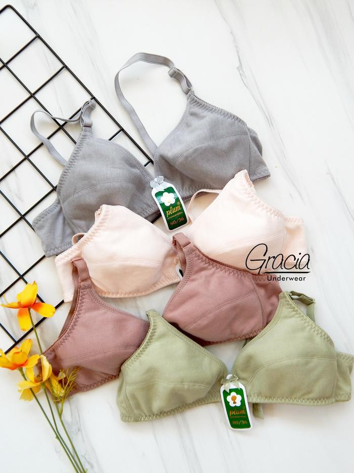 PREMIUM BRA / BH Wanita REMAJA PLUM 063 size 32 34 36 38
