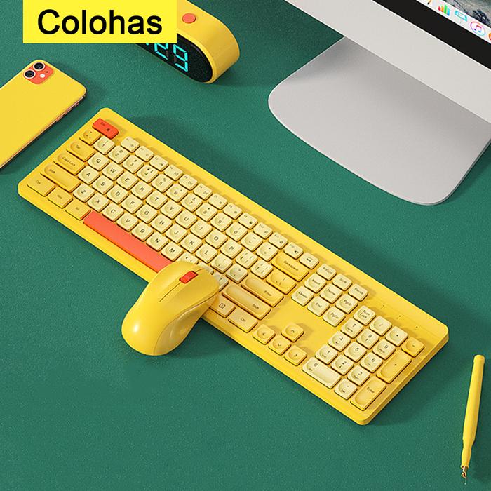 Wireless Gaming Keyboard Mouse Set For Macbook HP 2.4G Wireless