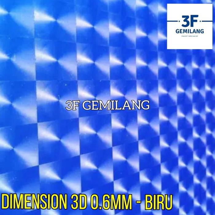 Fiber Plastik Penutup Pagar DIMENSION GLASS 3D Meteran - 3F GEMILANG