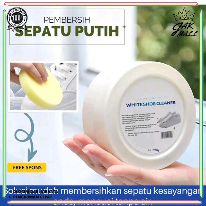 JM Krim Pembersih Sepatu FREE Sepatu Krim Pemutih Sepatu Sabun Alat Pembersih Sepatu Tanpa Air