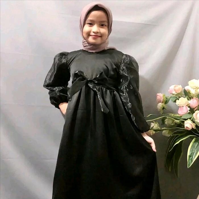 Gamis syifa organza kids now
