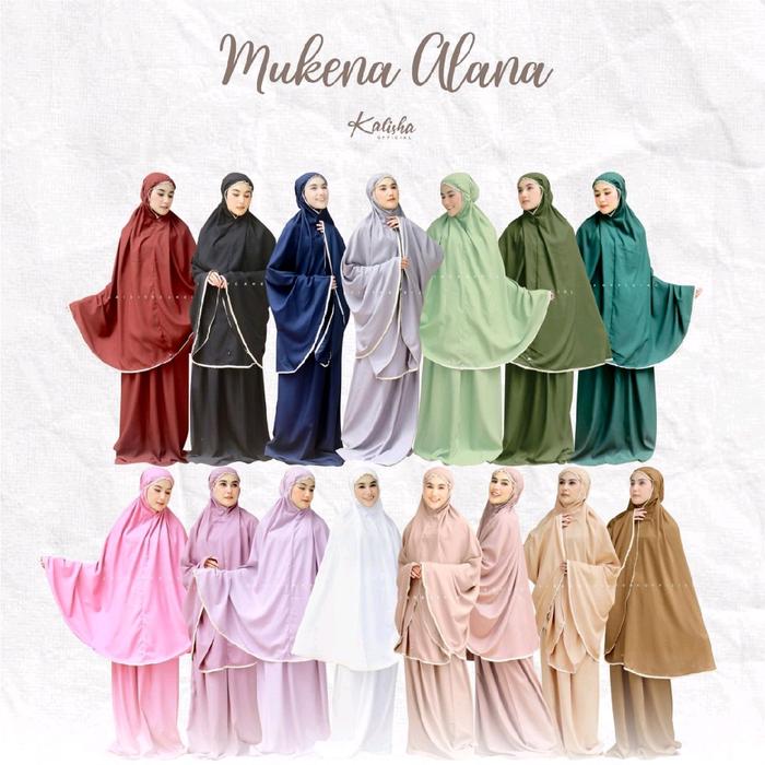 Kalisha - Mukena Alana (with pouch)