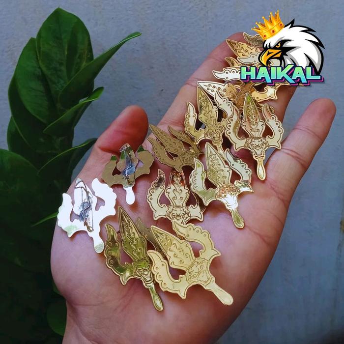 12pcs Pin Kujang Trisula Bros Kujang Trisula