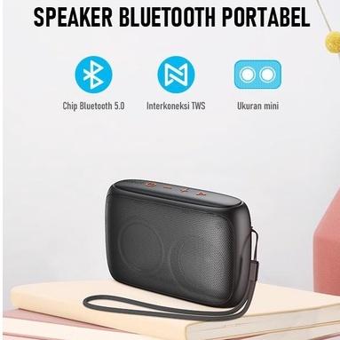 PROMO SOUND SALON ROBOT RB110 Speaker SPEKER SALON SOUND Bluetooth 5.0 TWS Speaker Aktif Portable Mi