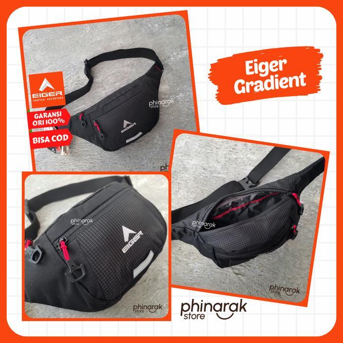 Tas Pinggang Eiger Waistbag Gradient Waist Bag Pria Tas Selempang