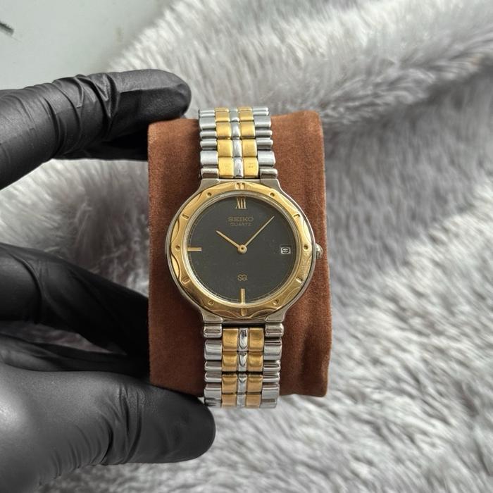 (Pasaran 2jt) Jam Tangan Klasik Vintage Seiko SQ Original Dual Tone