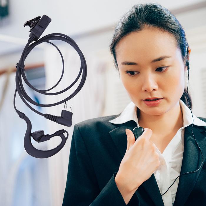 1m PTT Mic Earpiece for Walkie Talkie PTT Mic Earpiece Headset