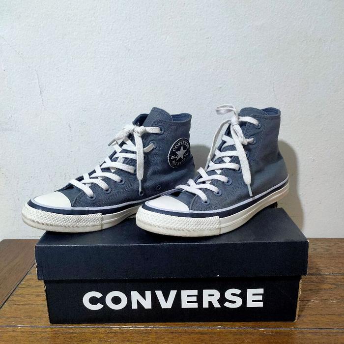 SEPATU CONVERSE UNISEX  / CONVERSE CHUCK TAYLOR ALL STAR GLOW UP COLORBLOCKED HI IRON GREY / CONVERS