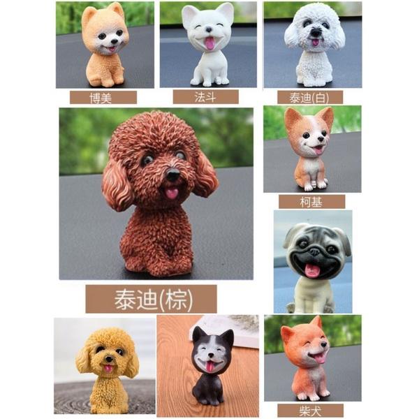 Pajangan Dashboard Mobil Anjing Goyang Kepala Boneka Anjing Doggy Bobble Head