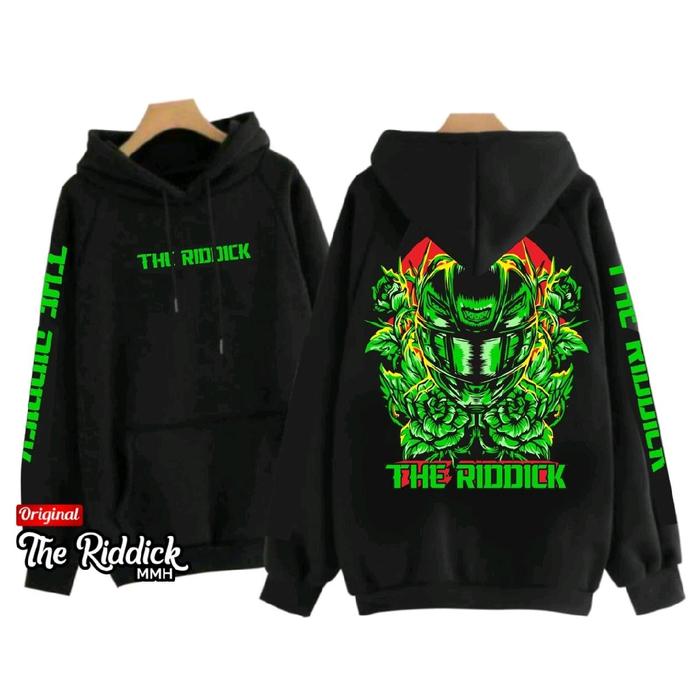 Hoodie Pria Wanita Sweater Jumper Sunmori Flower Helmet The Riddick Distro Premium