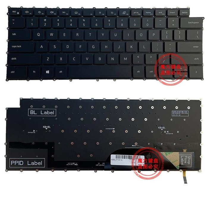 Keyboard Laptop AS Baru UNTUK Dell XPS 15 9500 17 9700 Presisi 5750