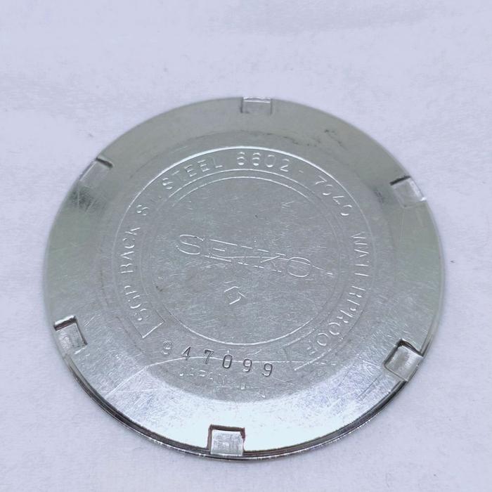Seiko 6602 original japan vintage watch part backcase case tutup mesin jam tangan antik seiko 66 par