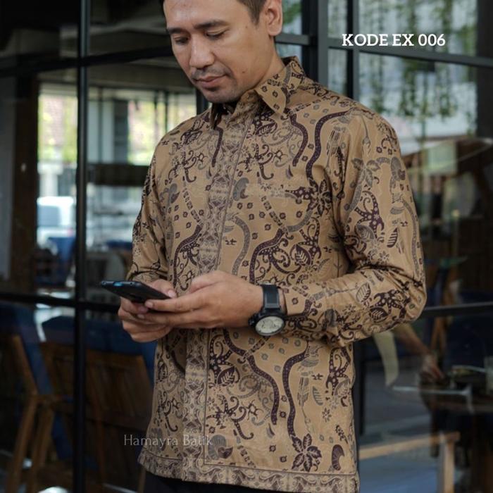 BATIK HAMAYRA||Kemeja Batik Premium Pria Lengan Panjang dan Lengan Pendek