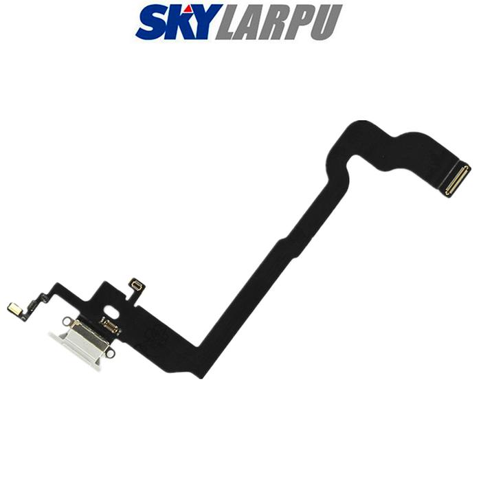 Kabel Pipih Dok Pengisi Daya untuk Ponsel Apple Iphone X Steker Ekor