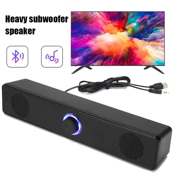 5.0 Bluetooth Speaker Audio Bluetooth Surround Soundbar Computer PC For TV Music Box Subwoofer Stere