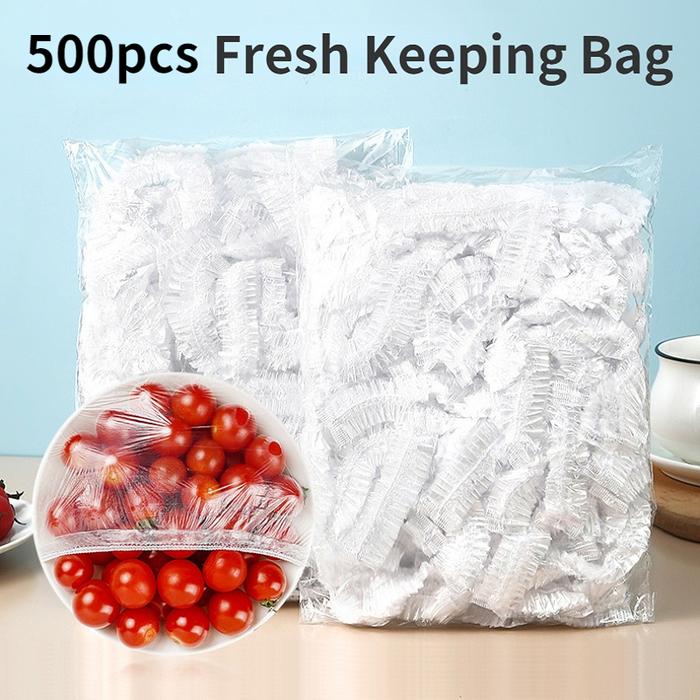 Disposable Food Cover Plastic Wrap Elastic Food Lids for Fruit