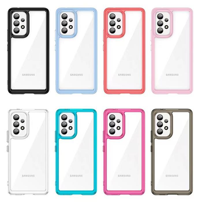 CASE FOR A33 A53 A73 5G PROTECTIVE HYBRID COVER - A33 5G, CLEAR