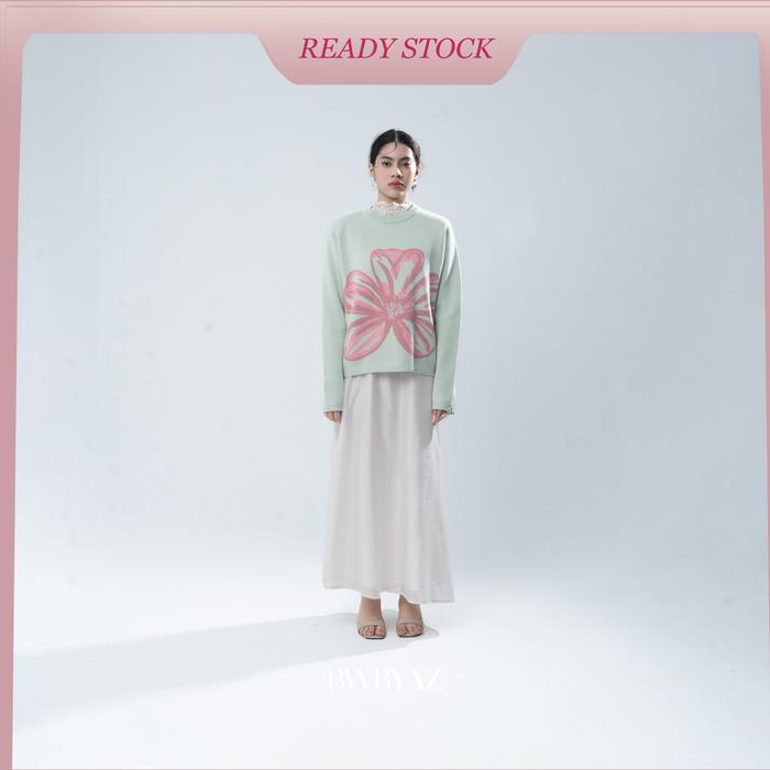 BWBYAZ - Claire Blossom Knit (READY STOCK)