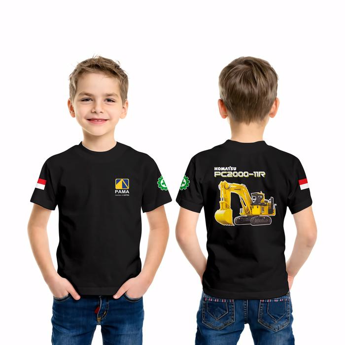 Kaos Baju Anak PT PAMAPERSADA KOMATSU PC2000-11R DB Kaos Distro