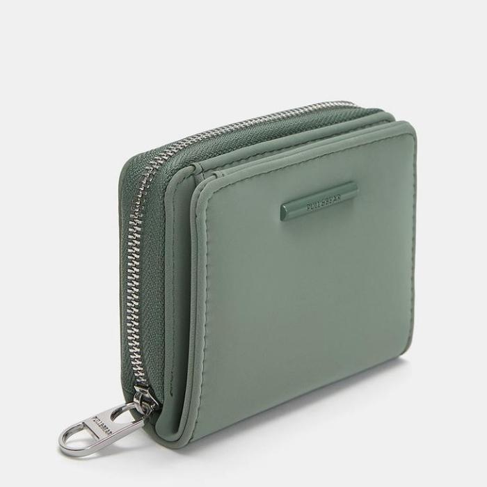 Dompet Pull and Bear Wanita Kecil Hijau Original