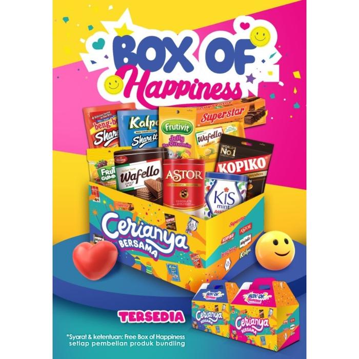 TERBARU BOX OF HAPPINESS/HAMPERS/MAKANAN/HAMPERS LEBARAN TERLARIS