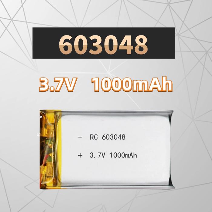 New 603048 1000mAh 3.7V Polymer Lithium Battery Rechargeable Battery