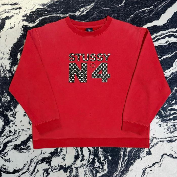 Vintage stussy LV monogram crewneck