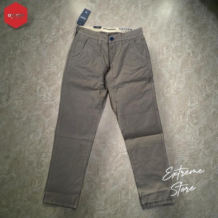 Oxygen denim chinos reguler,celana panjang chino oxygen 705(reguler series) Katun Pria