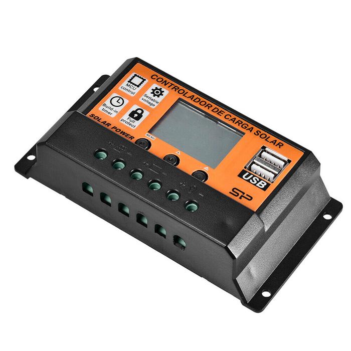 100A Solar Charge Controller Solar Panel Controller 12V/24V