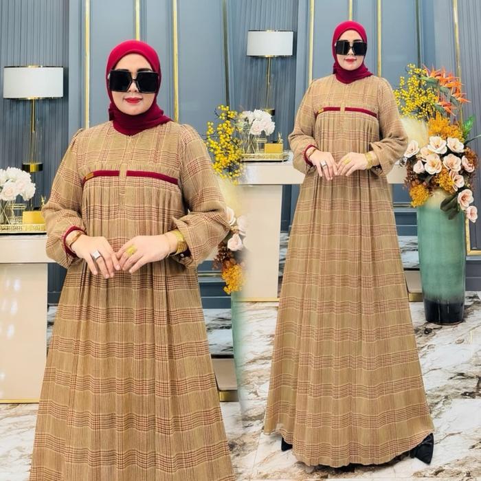 ELNARA SET JILBAB // COD Gamis Elnara set hijab