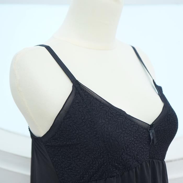 Baju Tidur Wanita - Lingerie Dress - Black- Army