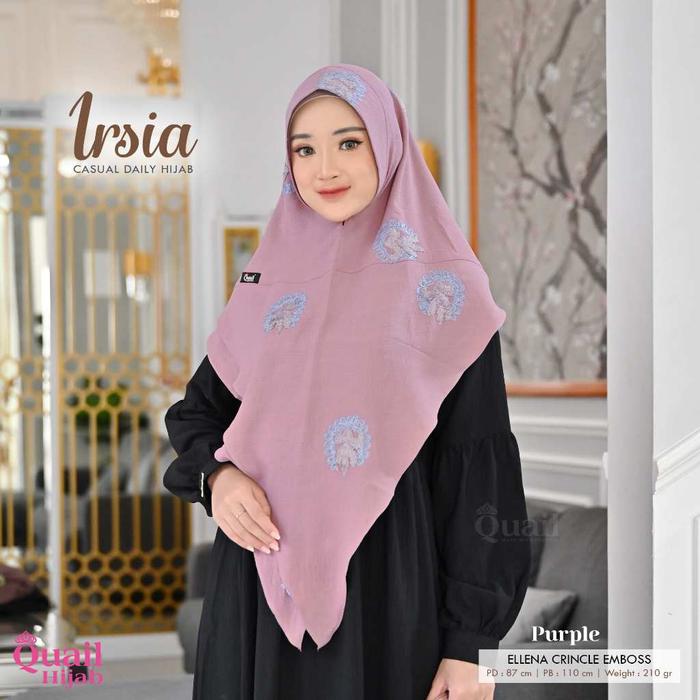 Quail Hijab - Irsia Daily Hijab Ori Quail