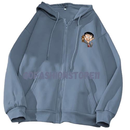 Jaket hoodie wanita Mr Bean size L XL XXL 3XL 4XL jaket sweater wanita jaket wanita terbaru 2023 hoo