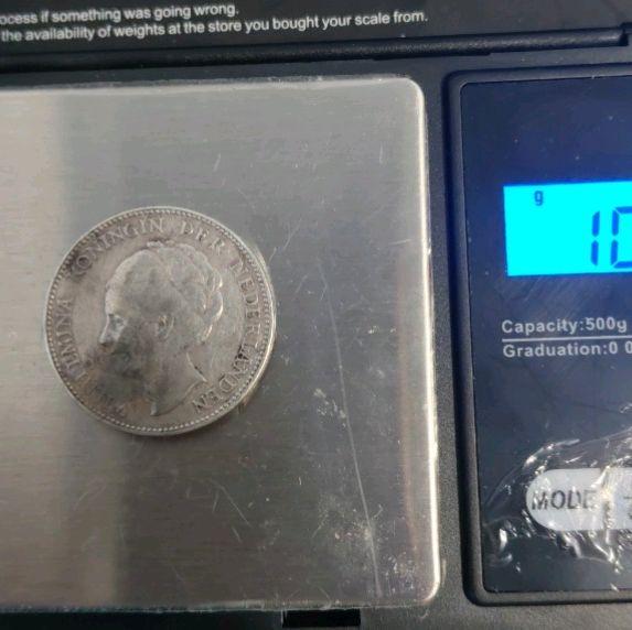 koin wilhelmina 1 gulden 1929