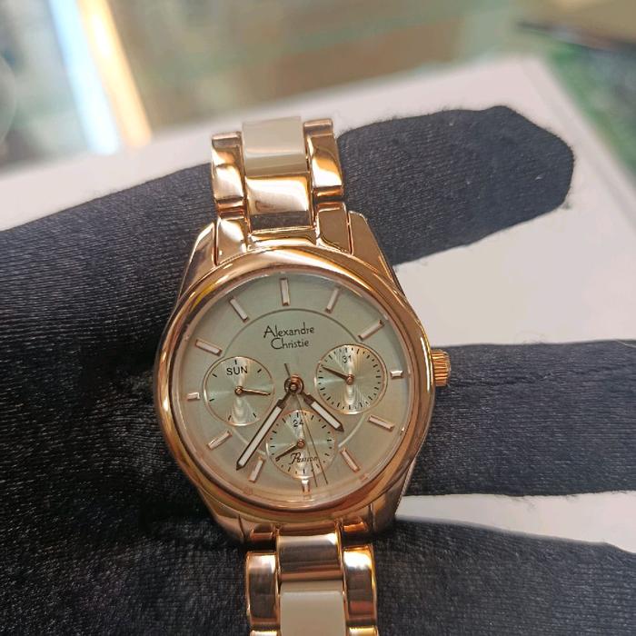 Jam Wanita ORIGINAL Alexandre Christie ACF 2A92 BF Stainless