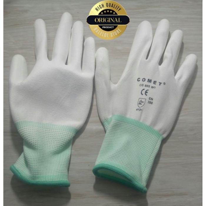 Sarung Tangan Kerja Palmfit Putih Comet CG805WT