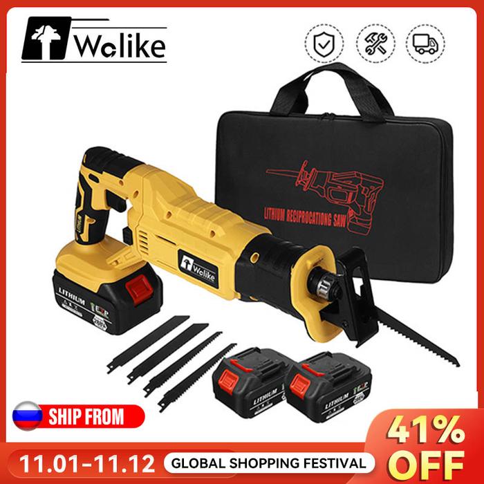 3000W 288VF Cordless Reciprocating Saw Brushless Electric Saw With