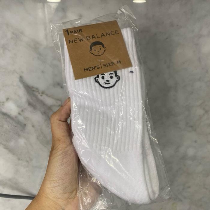 Kaos Kaki new balance X Noritake Crew Socks (white)