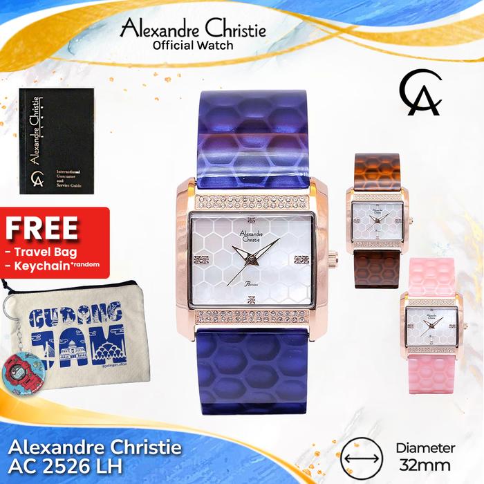 Alexandre Christie Wanita AC 2526 LH AC 2526 AC2526LH Stainless Strap