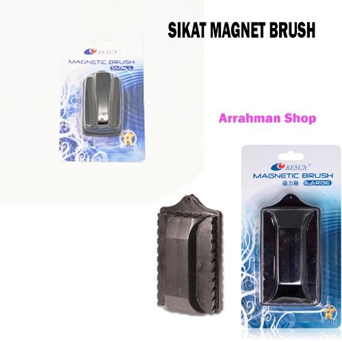 SIKAT MAGNET BRUSH PEMBERSIH KACA - SMALL AQUARIUM AQUASCAPE AKUARIUM alat pembersih kerak kaca akua