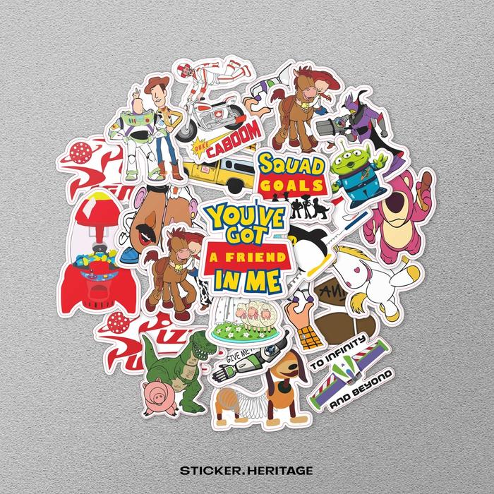 Stiker PACK Aesthetic Toy Story Pack Series | STIKER TUMBLER HP | STIKER LAPTOP
