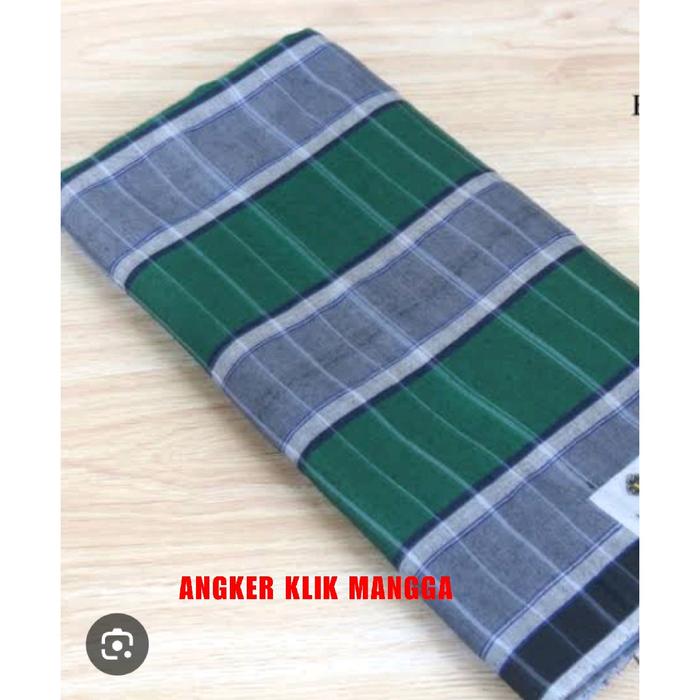 Sarung Motif Kotak Mangga Kain Angker Halus - Barang Asli dan Berkualitas - Dewasa, Pria, Muslim, Ce