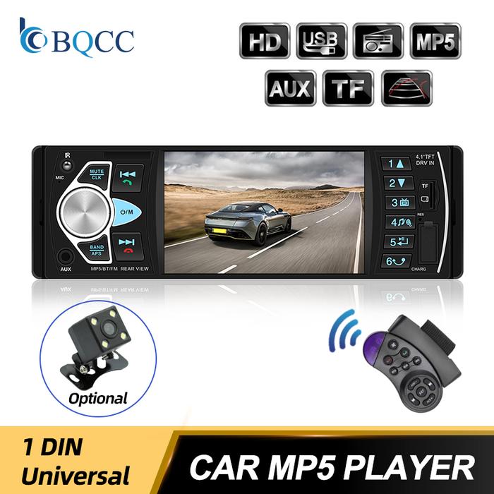Bluetooth Stereo 1Din Car Radio Vedio audio MP3/MP4/MP5/FM Remote