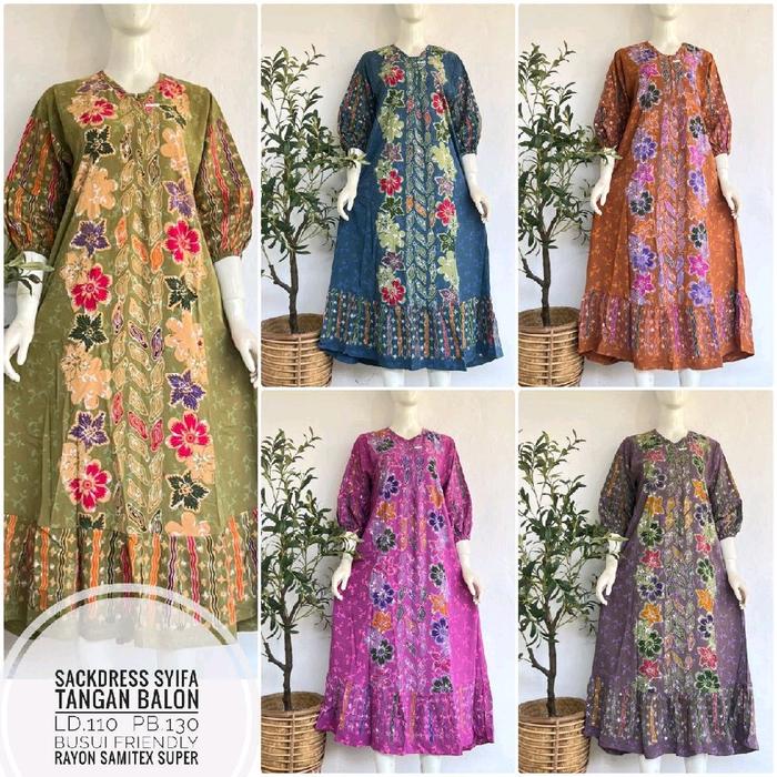 Sekdres storjoan Ld. 110 cm sackdress encim shanum daster panjang setorjoan ini