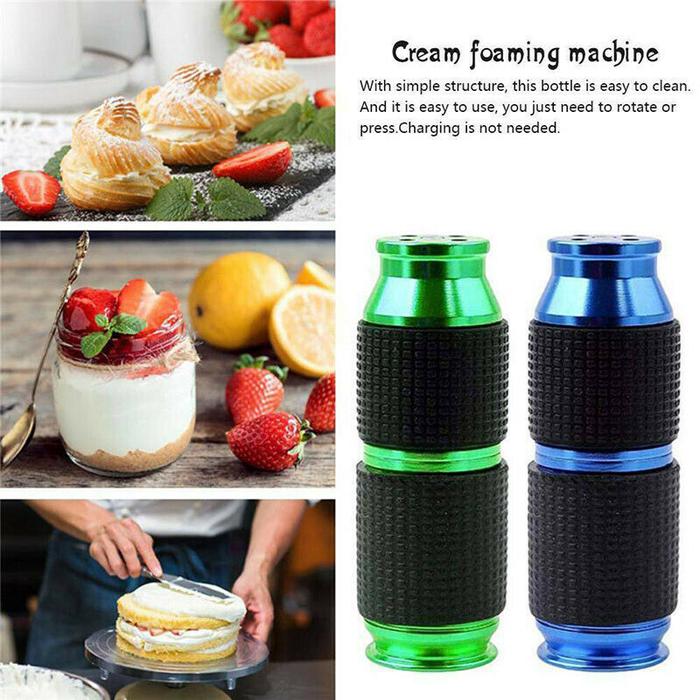 Fresh Cream Machine Whipped Cream Rotating Dispenser Portable